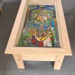 Pinball Playfield Coffee Table/Bar Leaner